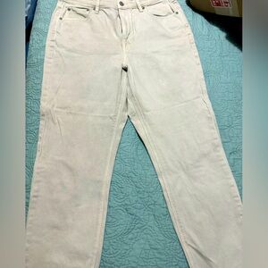 American eagle outfitters cream colored denim pants. Used.